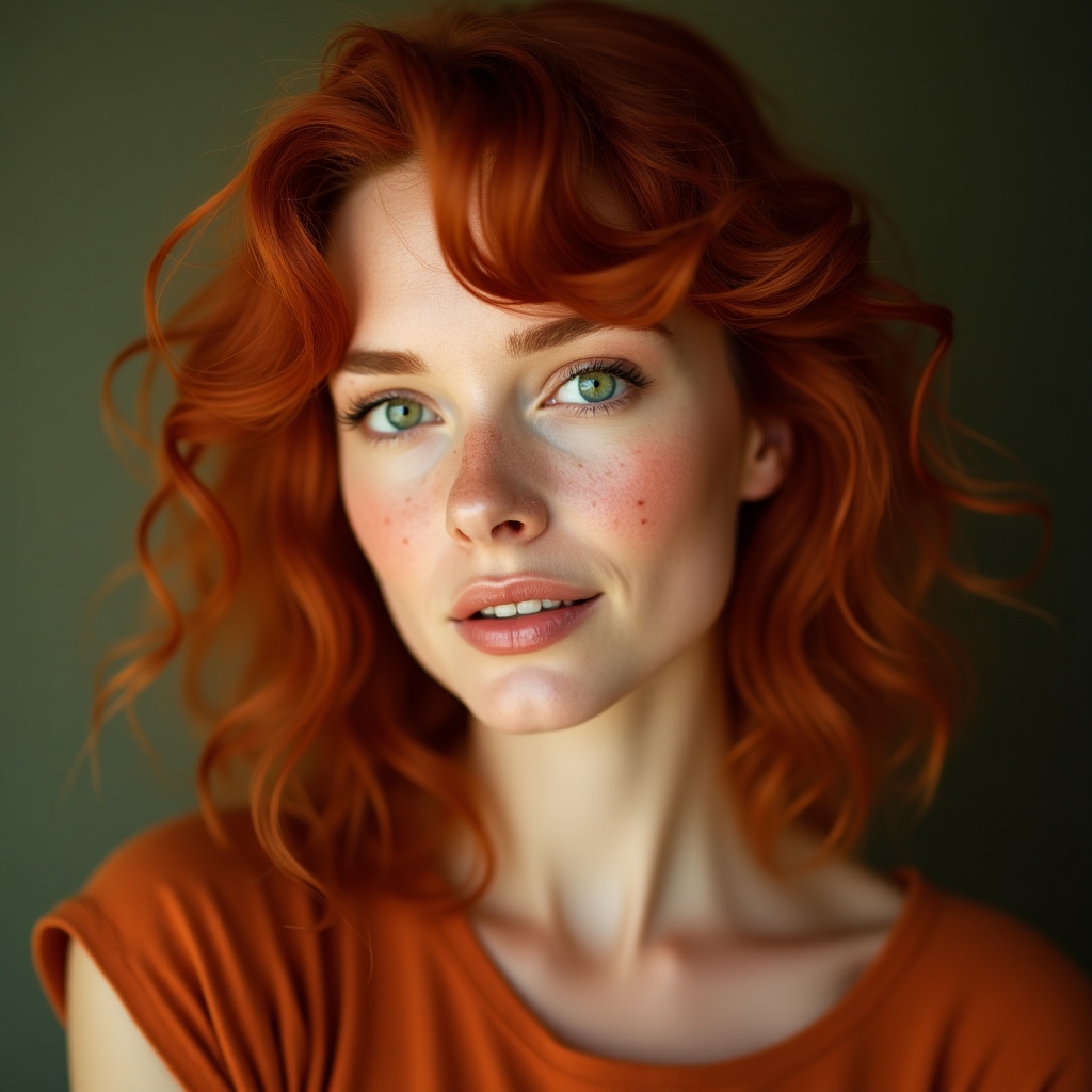 Flux Dev Portrait of a realistic woman with warm autumn colori 1 1 2
