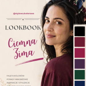 Lookbook, paleta kolorów dla typu urody Ciemna Zima, Deep Winter